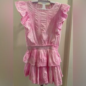 LoveShackFancy Pink Natasha Dress XS
